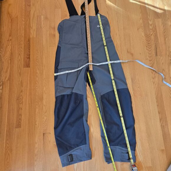 Gill Atlantic Trouser OS4T Sailing Bib Pants Mens sz S Fishing Storm Light Gray - Picture 9 of 16